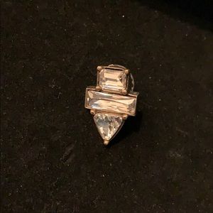 Single Silpada crystal clear earring